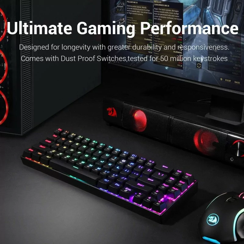 Redragon Deimos K599 Black wireless- RED SWITCH Redragon Deimos K599 Black wireless- RED SWITCH